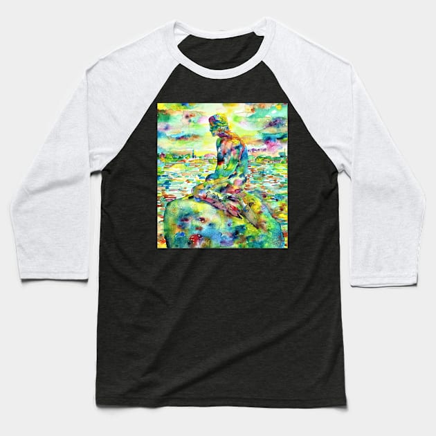 THE LITTLE MERMAID Baseball T-Shirt by lautir